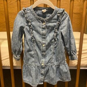 Gap - Kids Denim Dress with Ruffle Details